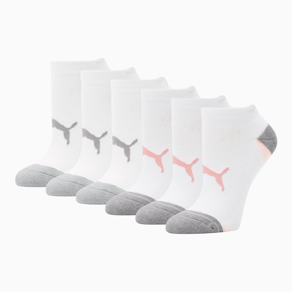 Dámské Ponožky Puma Low Cut Socks [6 Pack] Peach | TLZJM1754