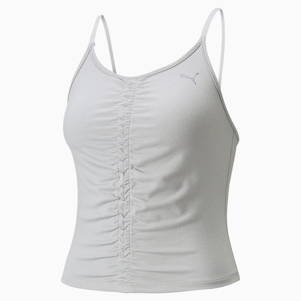 Dámské Tank Tops Puma Studio Foundation Ruched Tréninková Světle | 9084751-UJ