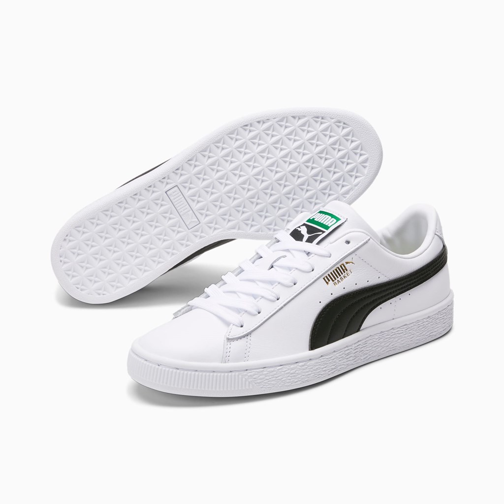 Dámské Tenisky Puma Basket Classic XXI Bílé Černé | KNMGB7918