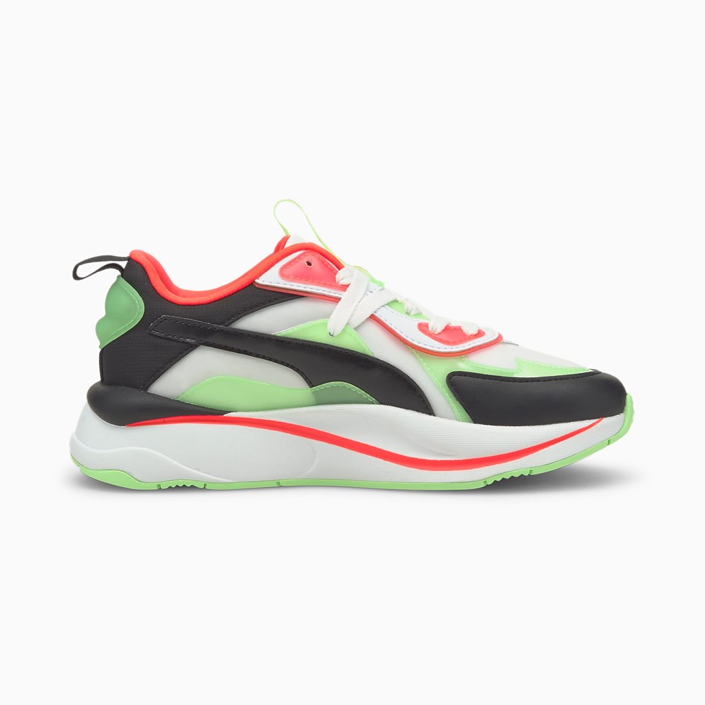 Dámské Tenisky Puma RS-Curve City Lights Bílé Zelene | UJVRS5291