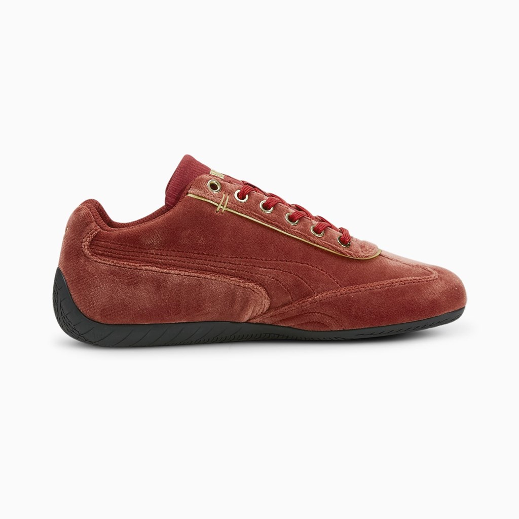 Dámské Tenisky Puma Speedcat Velvet Červené Zlaté | BXQMJ7853