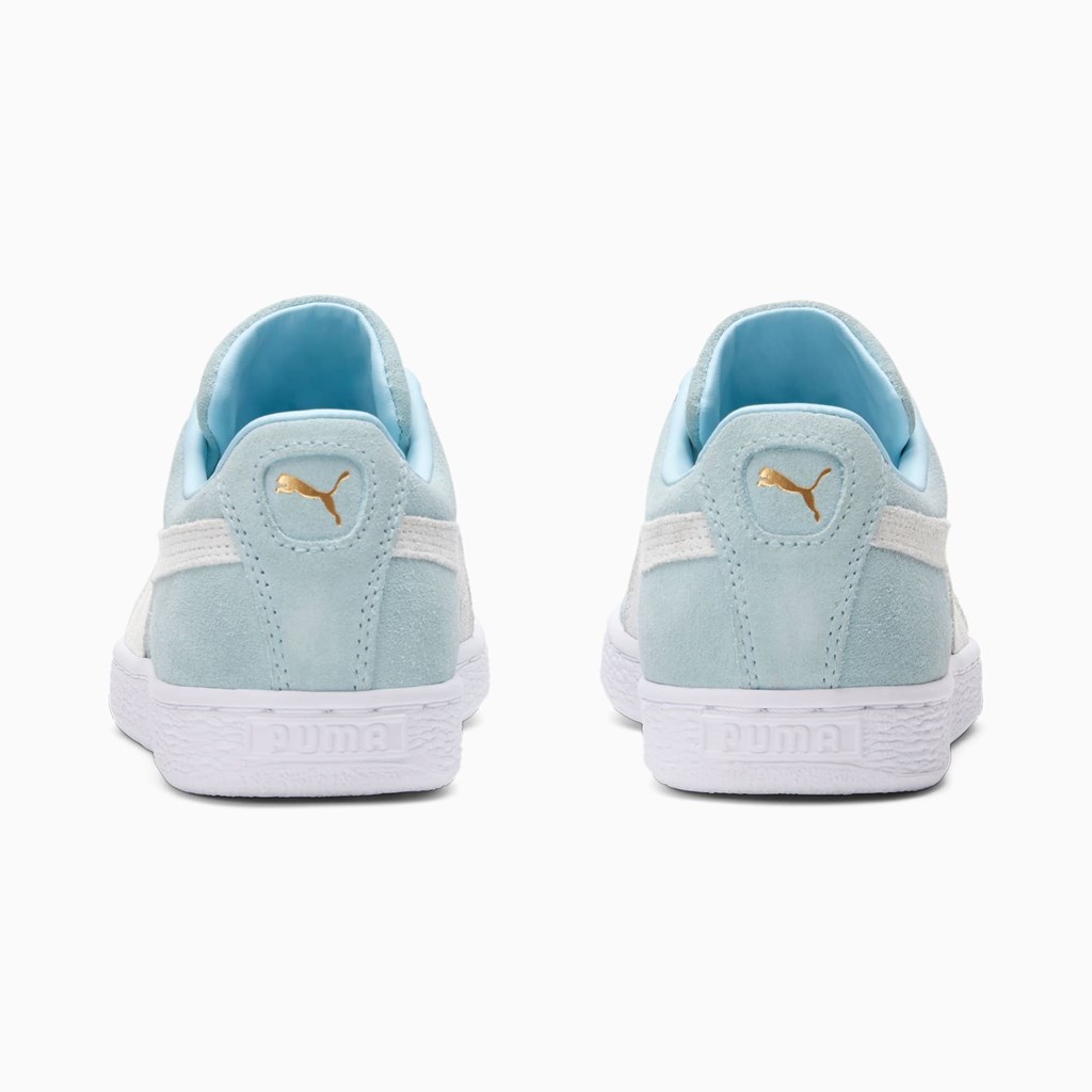 Dámské Tenisky Puma Suede Classic XXI Blankyt Bílé Zlaté | WPUIJ9621