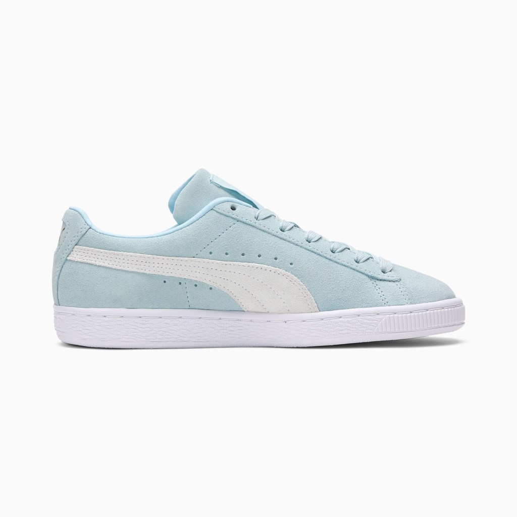 Dámské Tenisky Puma Suede Classic XXI Blankyt Bílé Zlaté | WPUIJ9621