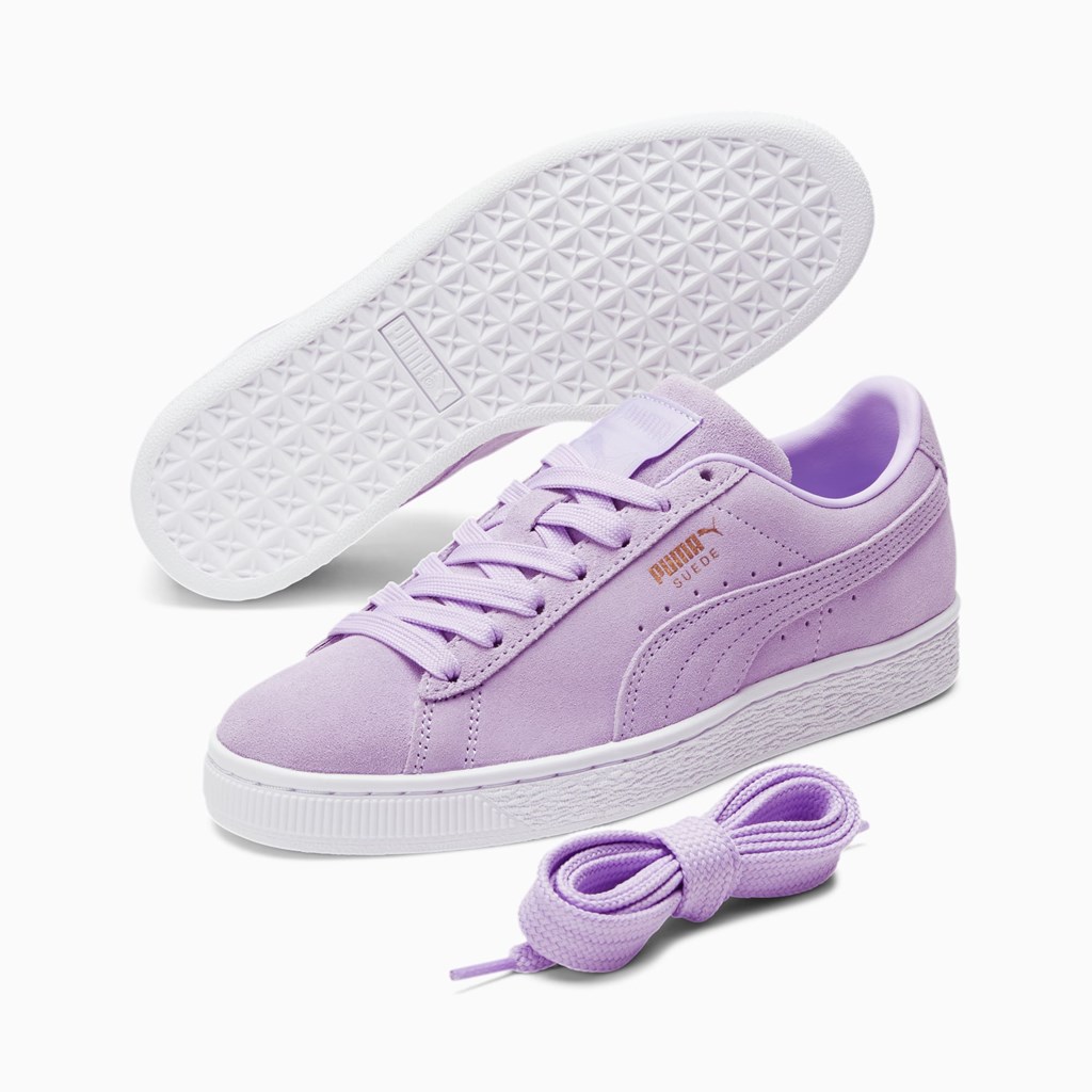 Dámské Tenisky Puma Suede Classic XXI Světle Levandule Zlaté | RUIAG0671