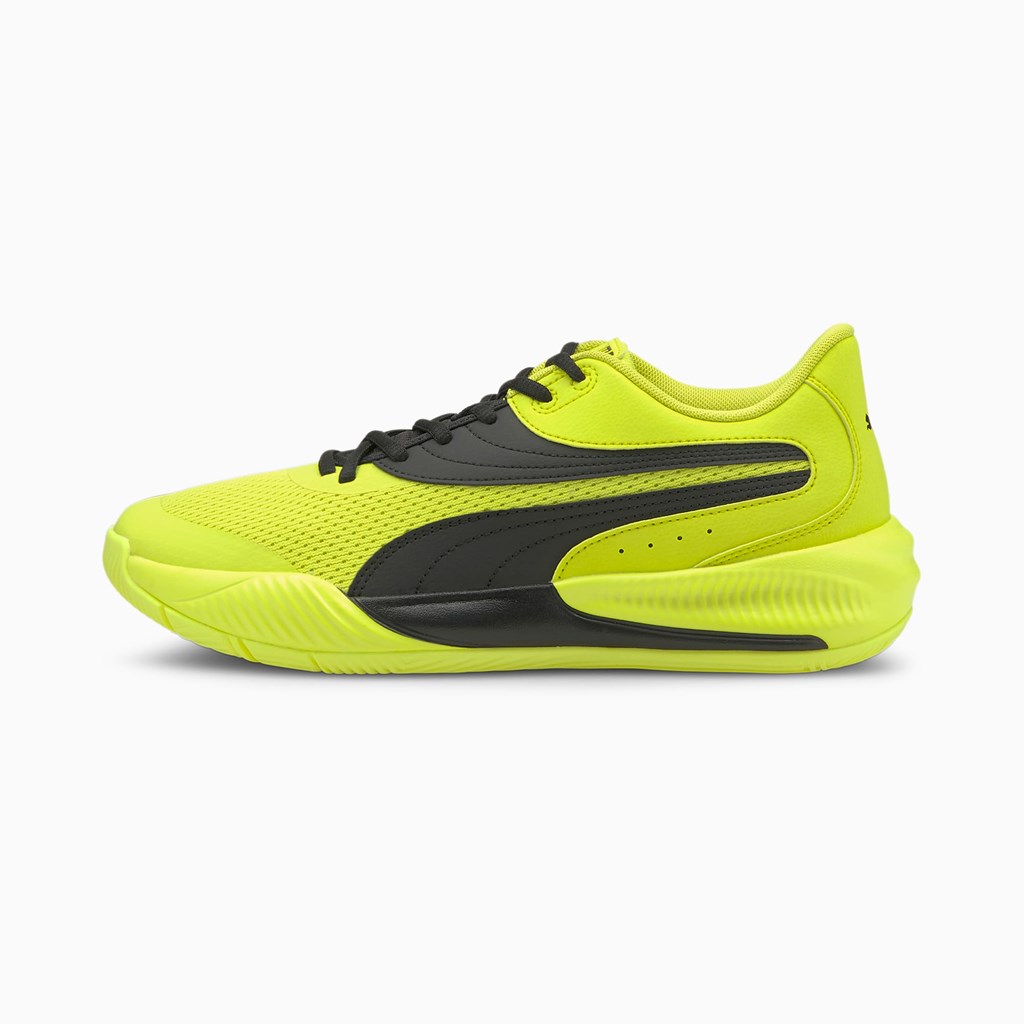 Dámské Tenisky Puma Triple Basketball Žluté Černé | UODVJ2841