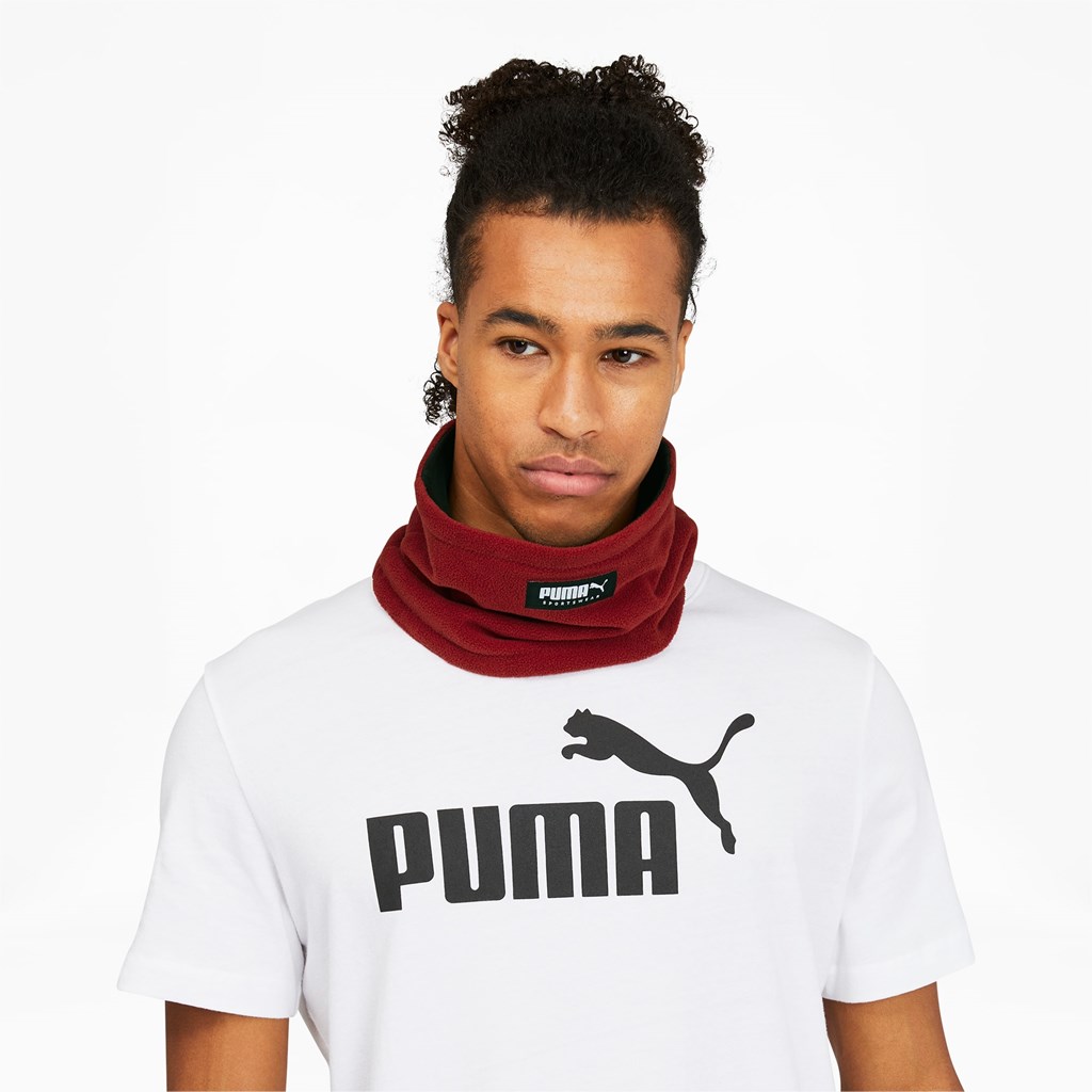 Dámské Warmer Puma Reversible Neck Warmer Červené Černé | 6981057-PC