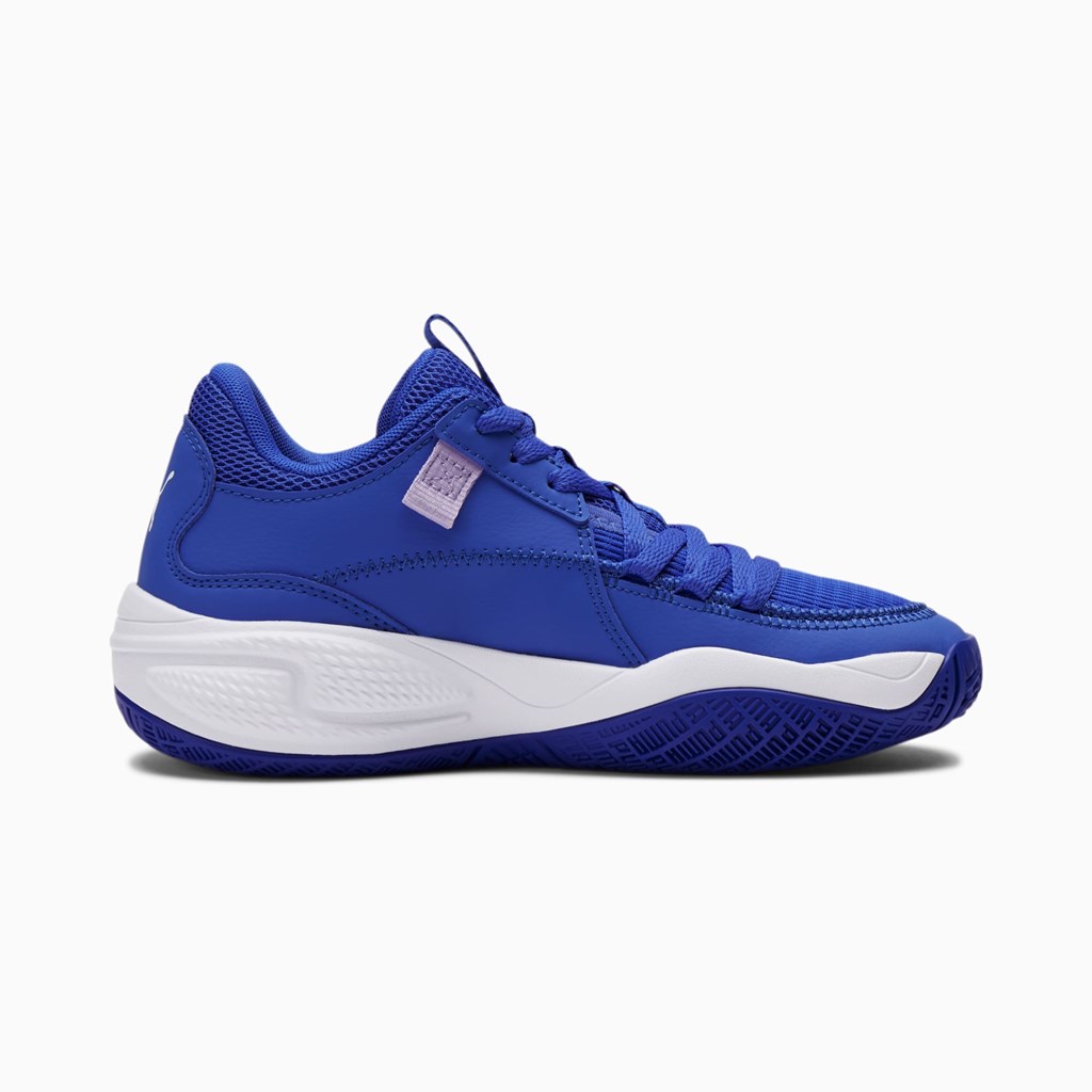 Dívčí Basketbalové Boty Puma Court Rider JR Blankyt | 381042-SZN