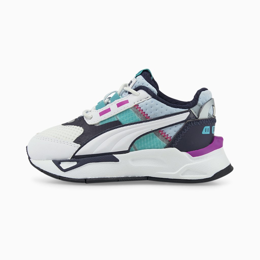 Dívčí Tenisky Puma Mirage Sportovní Tech Toddler Bílé Tmavě | 843CKVQYR