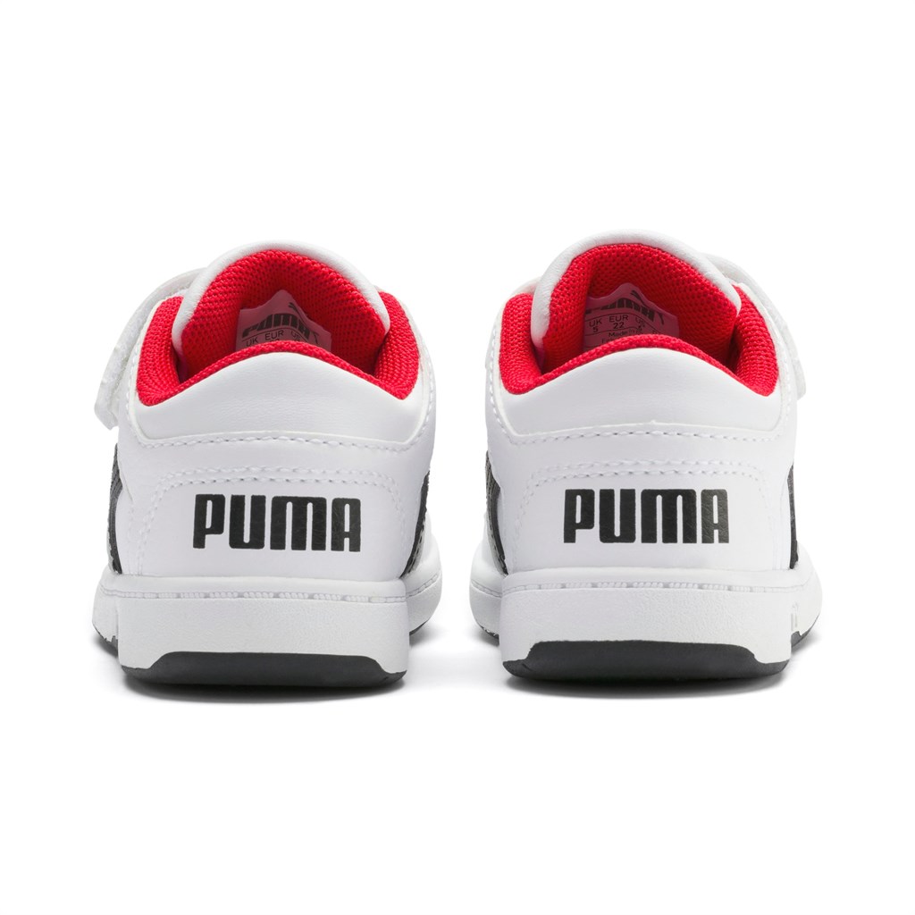 Dívčí Tenisky Puma Puma Rebound Layup Lo Toddler Bílé Černé Červené | 725KAOWDJ