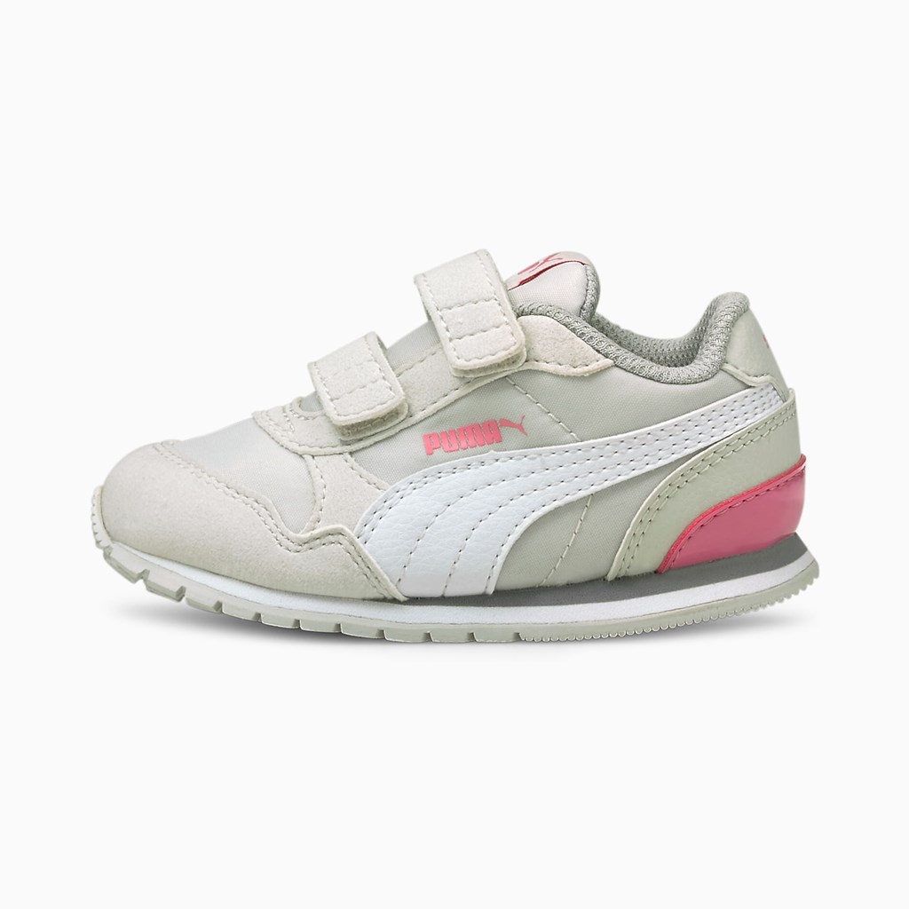 Dívčí Tenisky Puma St Runner V2 V Toddler Bílé Růžové | 038ARJBML