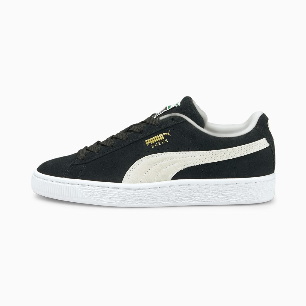 Dívčí Tenisky Puma Suede Classic XXI JR Černé Bílé | 156SNLDHE