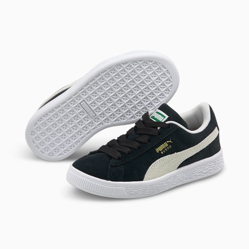 Dívčí Tenisky Puma Suede Classic XXI Little Černé Bílé | 170LXIFTQ