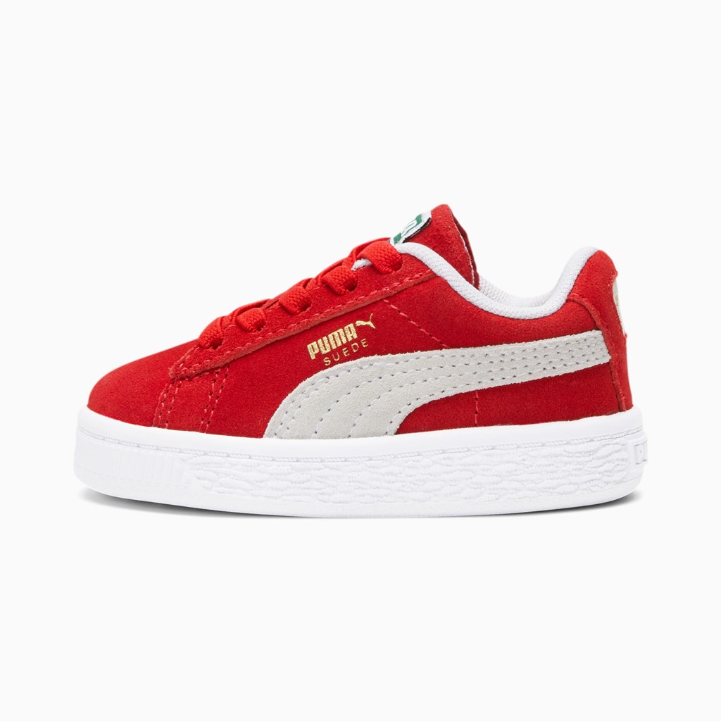 Dívčí Tenisky Puma Suede Classic XXI Toddler Červené Bílé | 032QASXOW