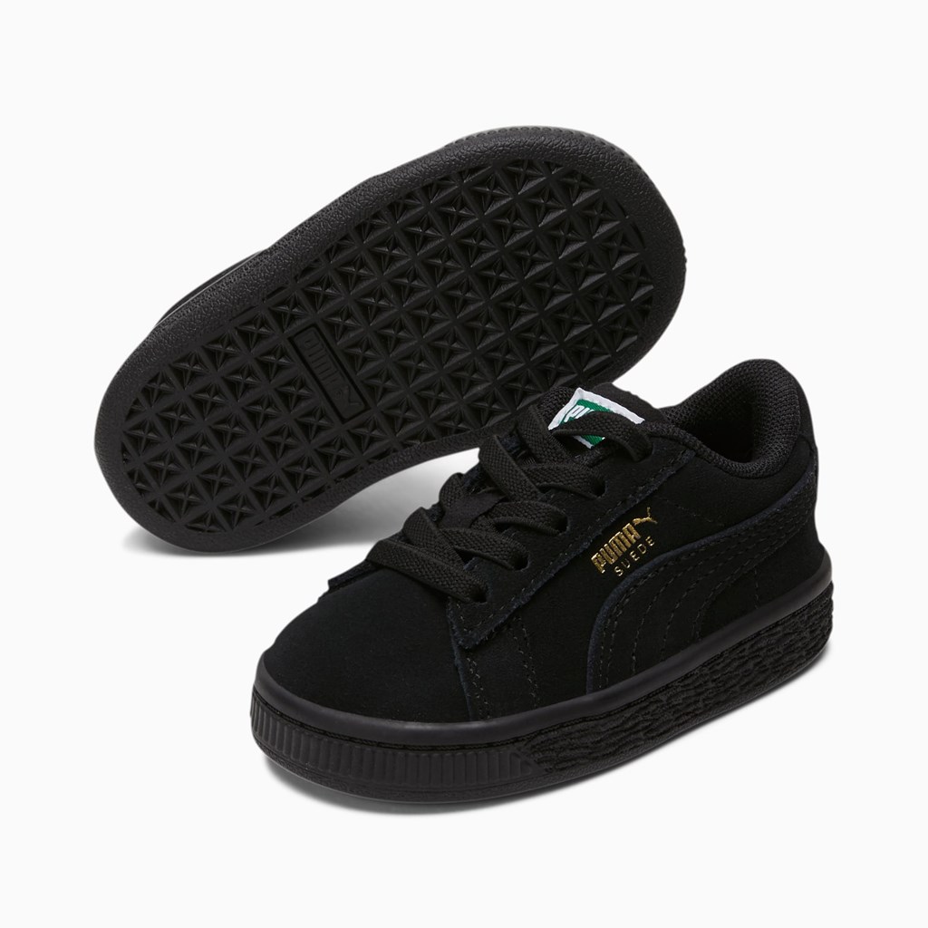 Dívčí Tenisky Puma Suede Classic XXI Toddler Černé Černé | 038MXDLNQ