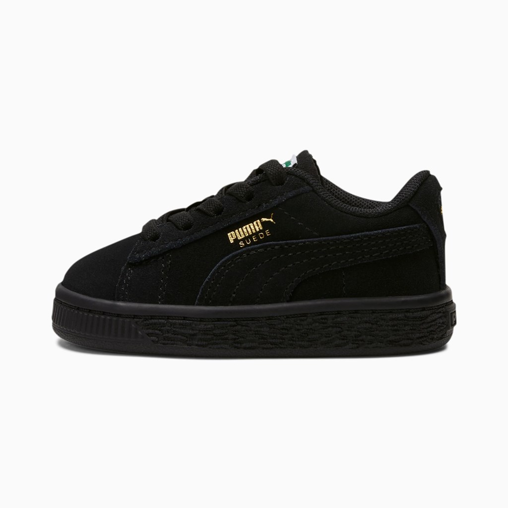 Dívčí Tenisky Puma Suede Classic XXI Toddler Černé Černé | 038MXDLNQ