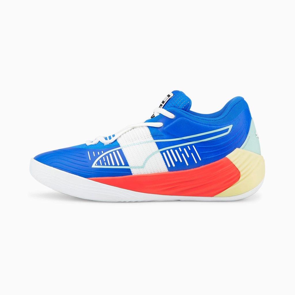 Pánské Basketbalové Boty Puma Fusion Nitro Bluemazing / Sunblaze | 028391-PBT