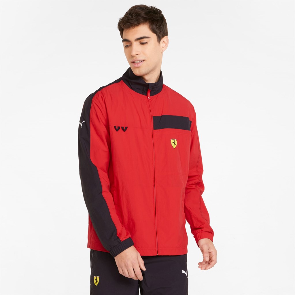 Pánské Bundy Puma Scuderia Ferrari Race Statement Rosso Corsa | 346OFANDG