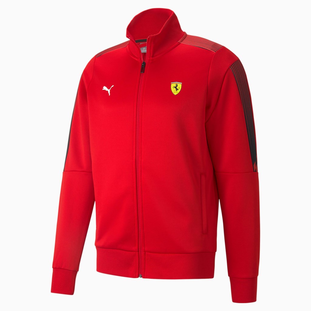 Pánské Bundy Puma Scuderia Ferrari Race T7 Track Rosso Corsa | 824317-BHV