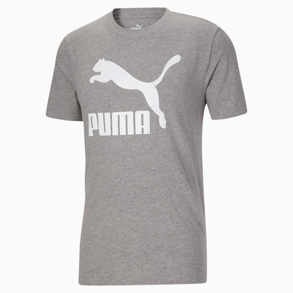 Pánské Běžecké Tričko Puma Classics Logo Bílé | 162QLGRVD