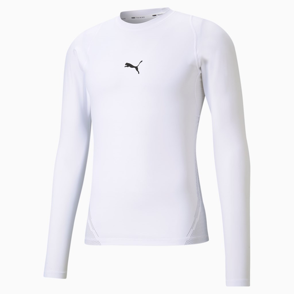 Pánské Běžecké Tričko Puma EXO-ADAPT Long Sleeve Bílé | 431NTDXGQ