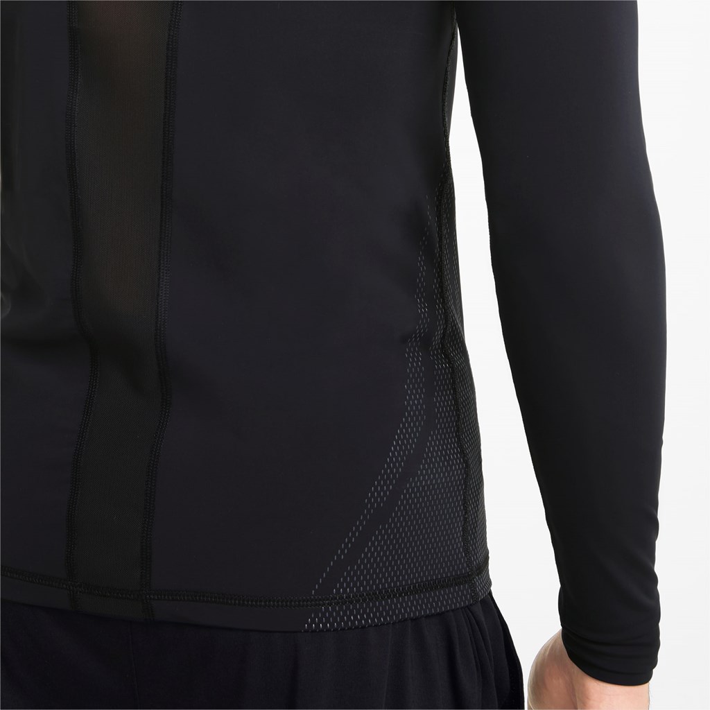 Pánské Běžecké Tričko Puma EXO-ADAPT Long Sleeve Černé | 620VTBZFG