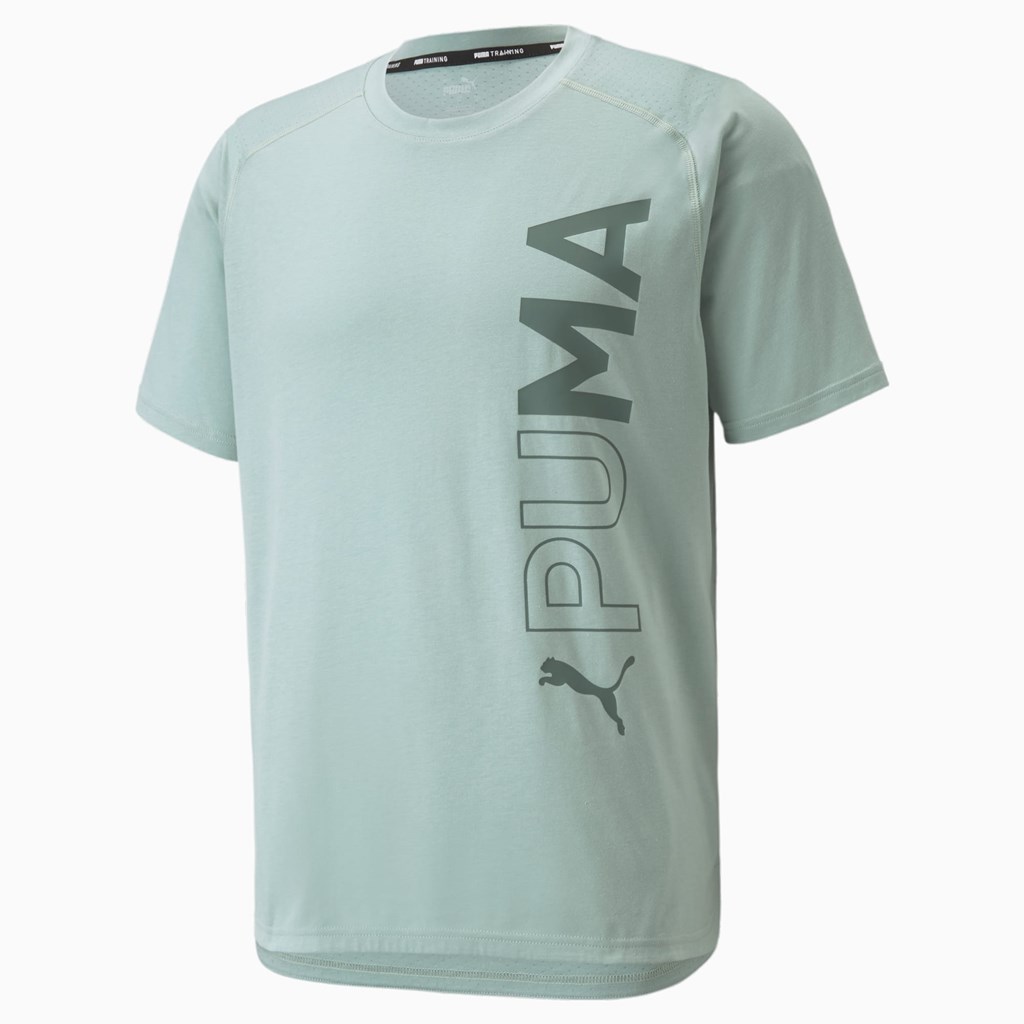 Pánské Běžecké Tričko Puma Krátké Sleeve Tréninková Jadeite | 109QCXLKY