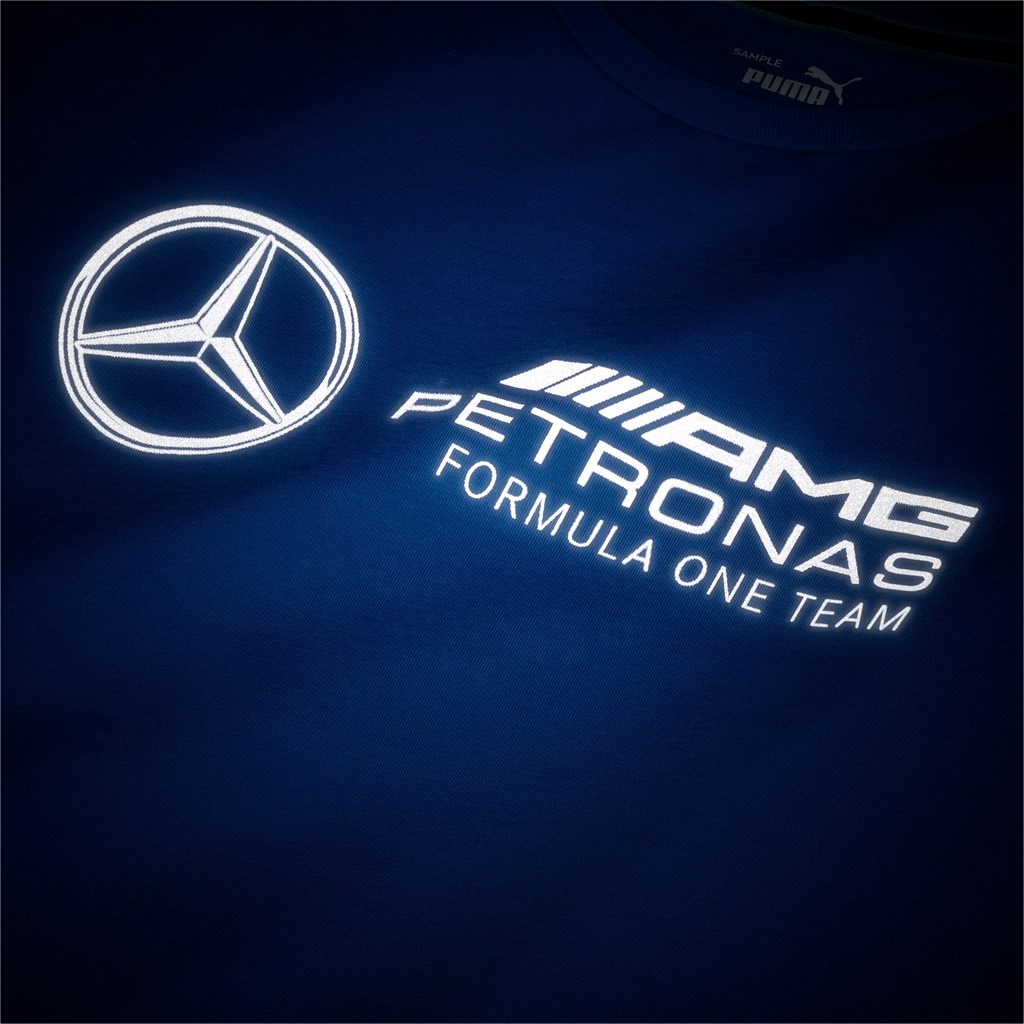 Pánské Běžecké Tričko Puma Mercedes F1 Logo Bluemazing | 296KFHISC