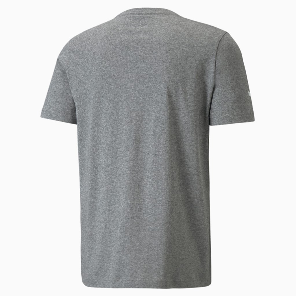 Pánské Běžecké Tričko Puma Scuderia Ferrari Race Big Shield Medium Gray Heather | 204BYEFSA