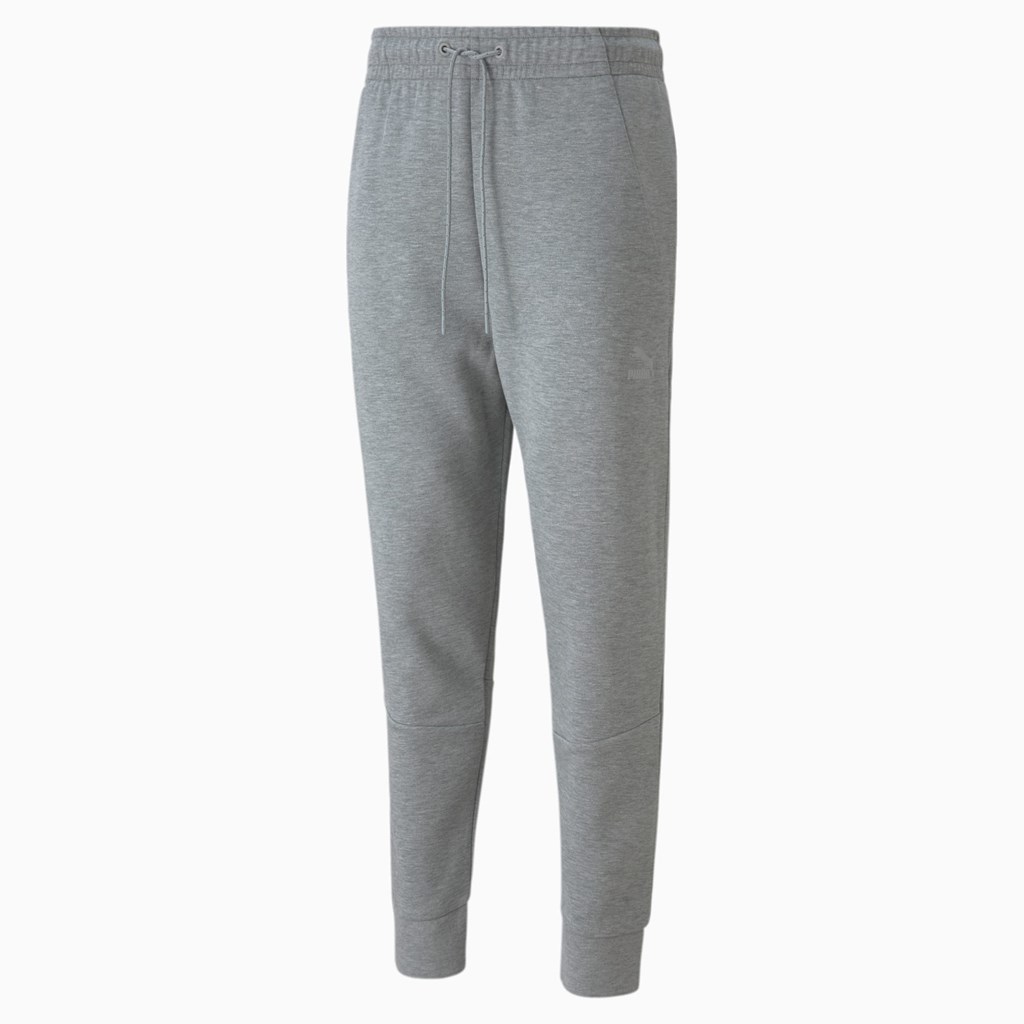 Pánské Kalhoty Puma Classics Tech Medium Gray Heather | 104QNJVCP