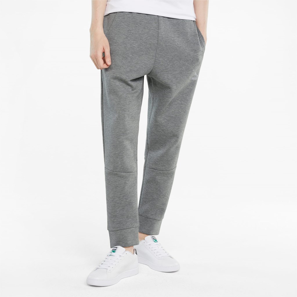 Pánské Kalhoty Puma Classics Tech Medium Gray Heather | 104QNJVCP