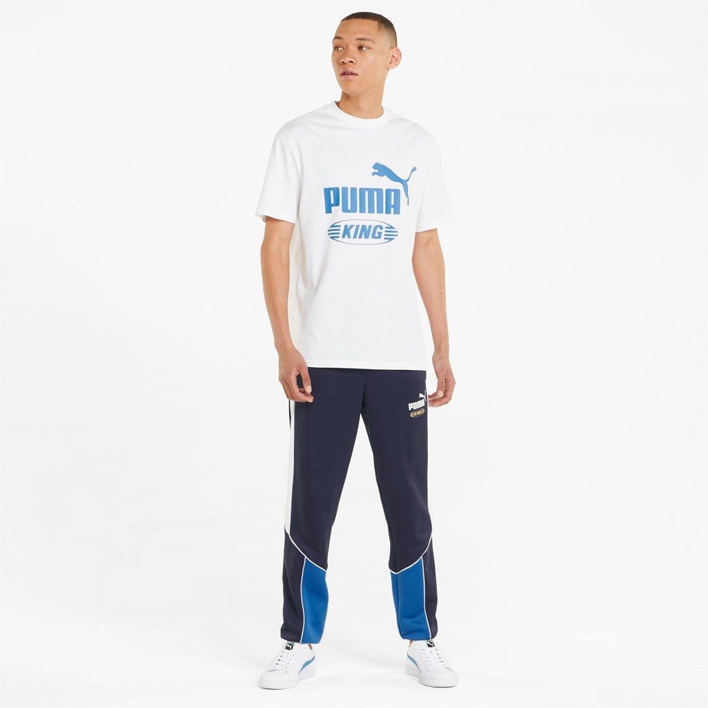 Pánské Kalhoty Puma King Track Blankyt | 379MIWZPU