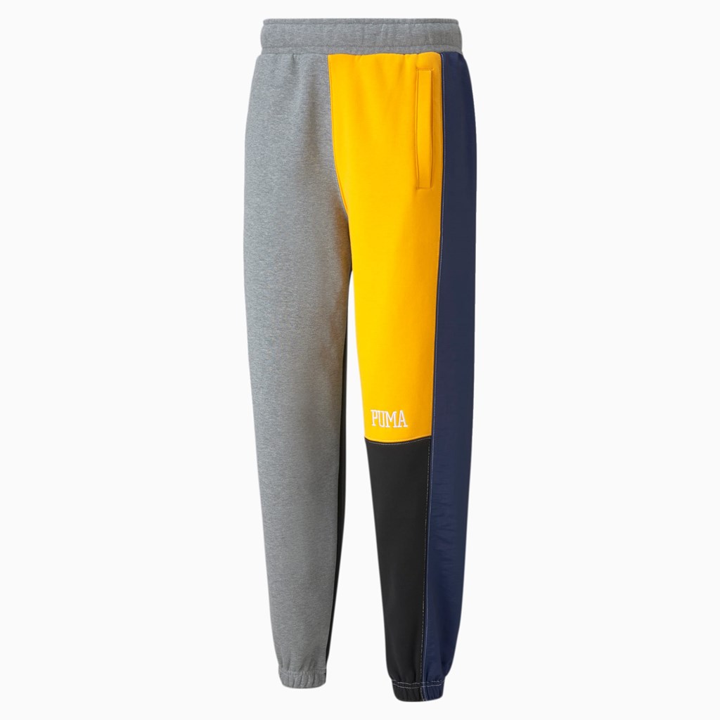 Pánské Kalhoty Puma Signature Basketball Medium Gray Heather | 265LPNMKU