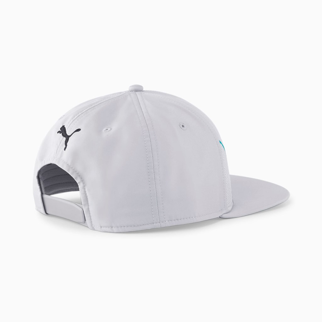 Pánské Klobouky Puma Mercedes F1 Byty Brim Stříbrné | 437605-ZMV