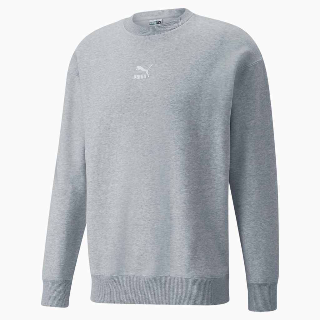 Pánské Mikiny Puma Classics Relaxed Crew Neck Světle | VDGP26853