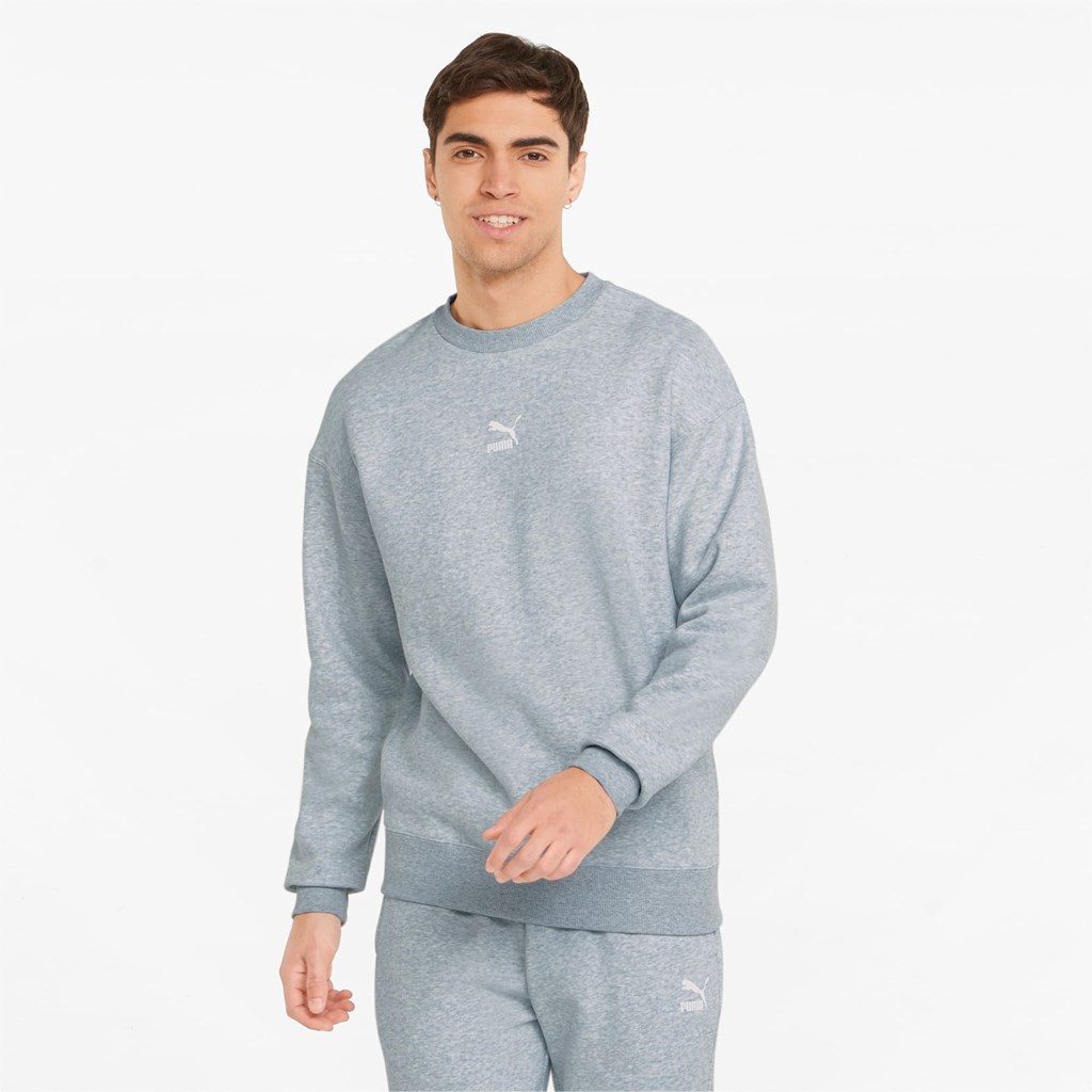 Pánské Mikiny Puma Classics Relaxed Crew Neck Světle | VDGP26853