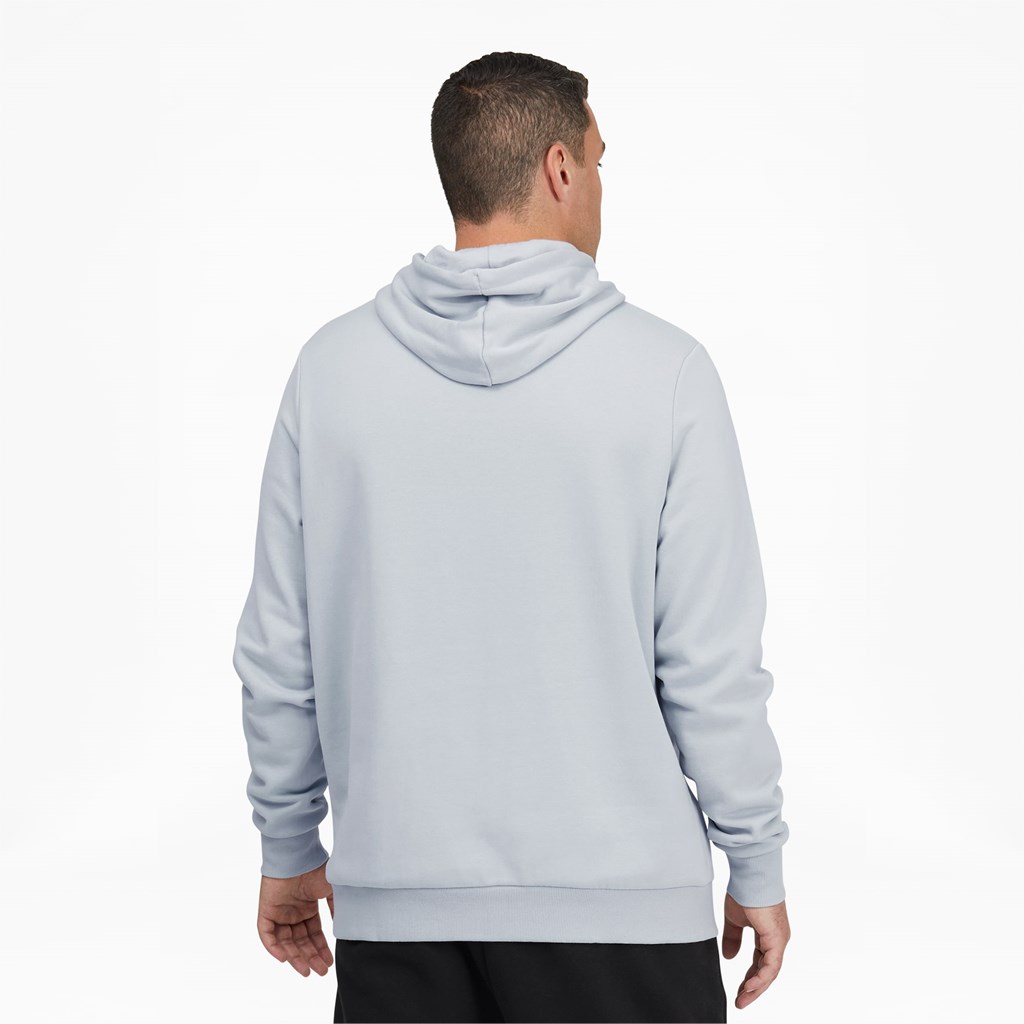 Pánské Mikiny S Kapucí Puma Classics Logo Hoodie FL BT Blankyt | 916754-DEL