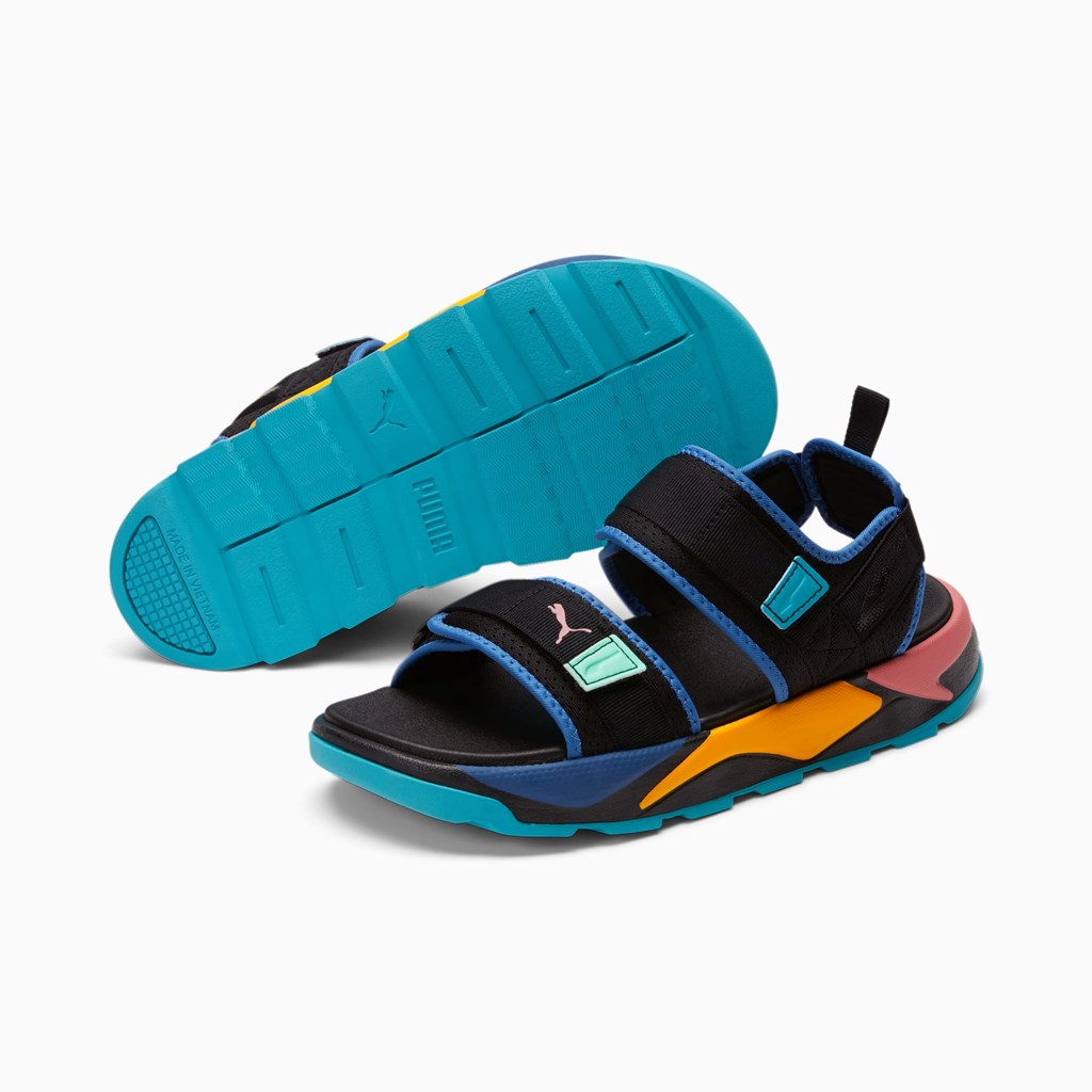 Pánské Sandály Puma RS-Sandal Arcade Černé | 468ADXWHR