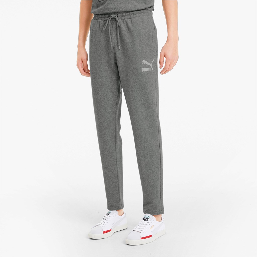 Pánské Sweatpants Puma Classics Medium Gray Heather | ARJCS2197