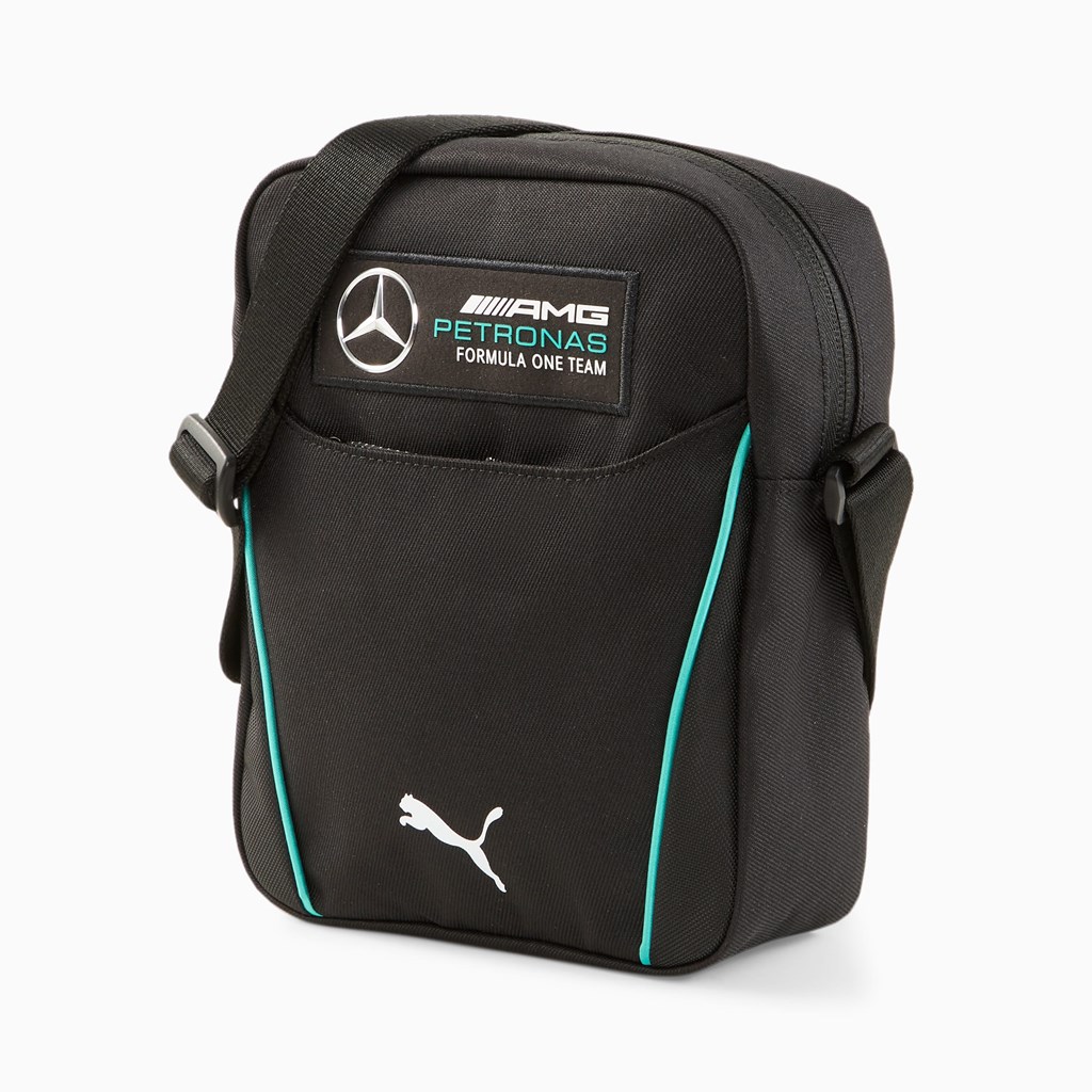 Pánské Tašky Puma Mercedes F1 Portable Shoulder Černé | 104372-MLQ