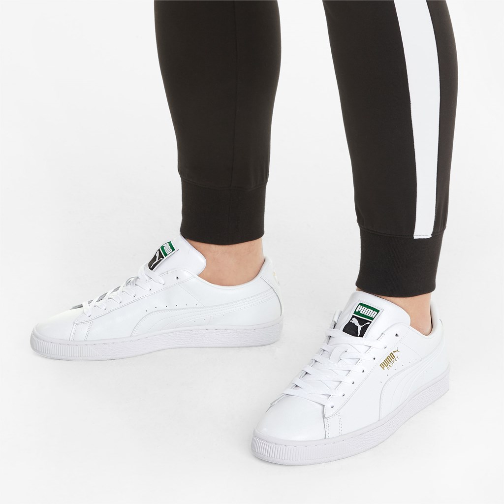 Pánské Tenisky Puma Basket Classic XXI Bílé Bílé | EQI-074529