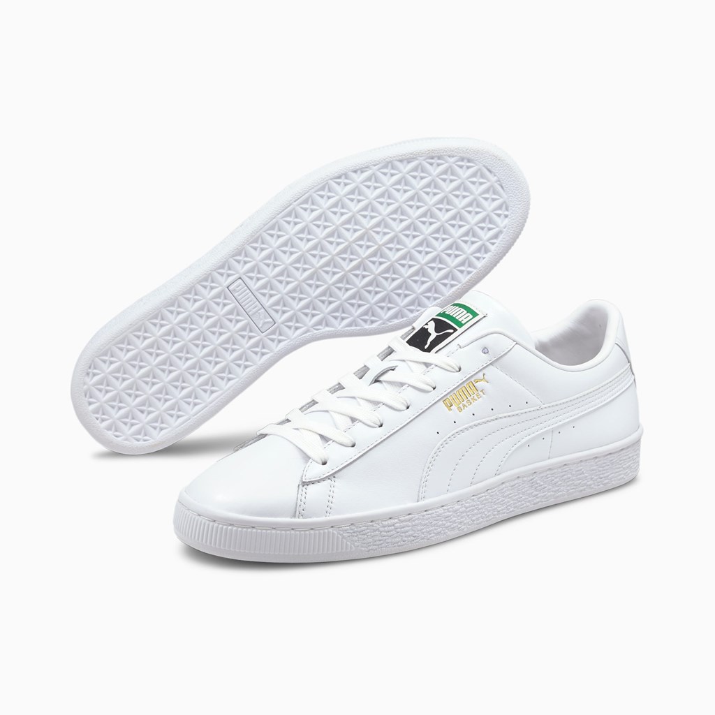 Pánské Tenisky Puma Basket Classic XXI Bílé Bílé | EQI-074529