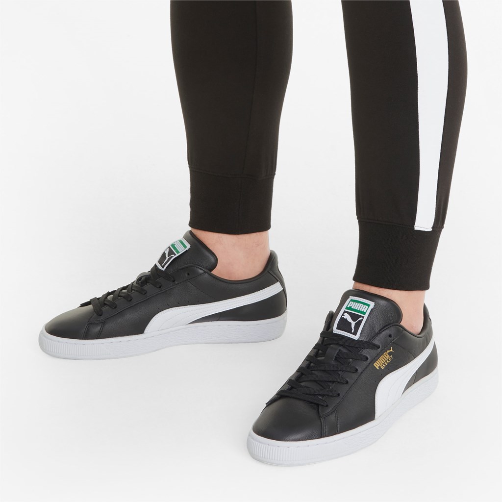 Pánské Tenisky Puma Basket Classic XXI Černé Bílé | YXA-249163