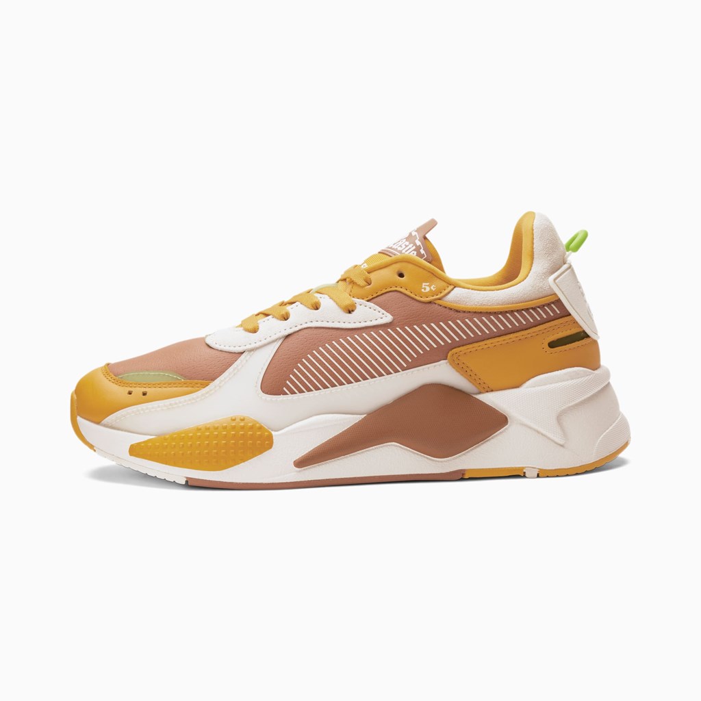 Pánské Tenisky Puma PUMA x WHITE CASTLE RS-X Mocha Bisque / Sunflower | TVORZ5320