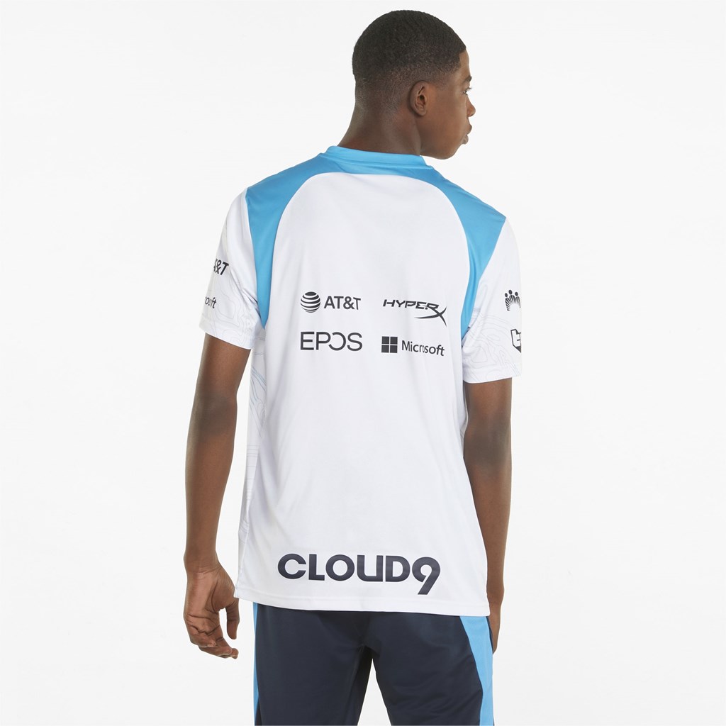 Pánské Tričko Puma Cloud9 E7 Replica Esports Bílé | 670ZJXSLY