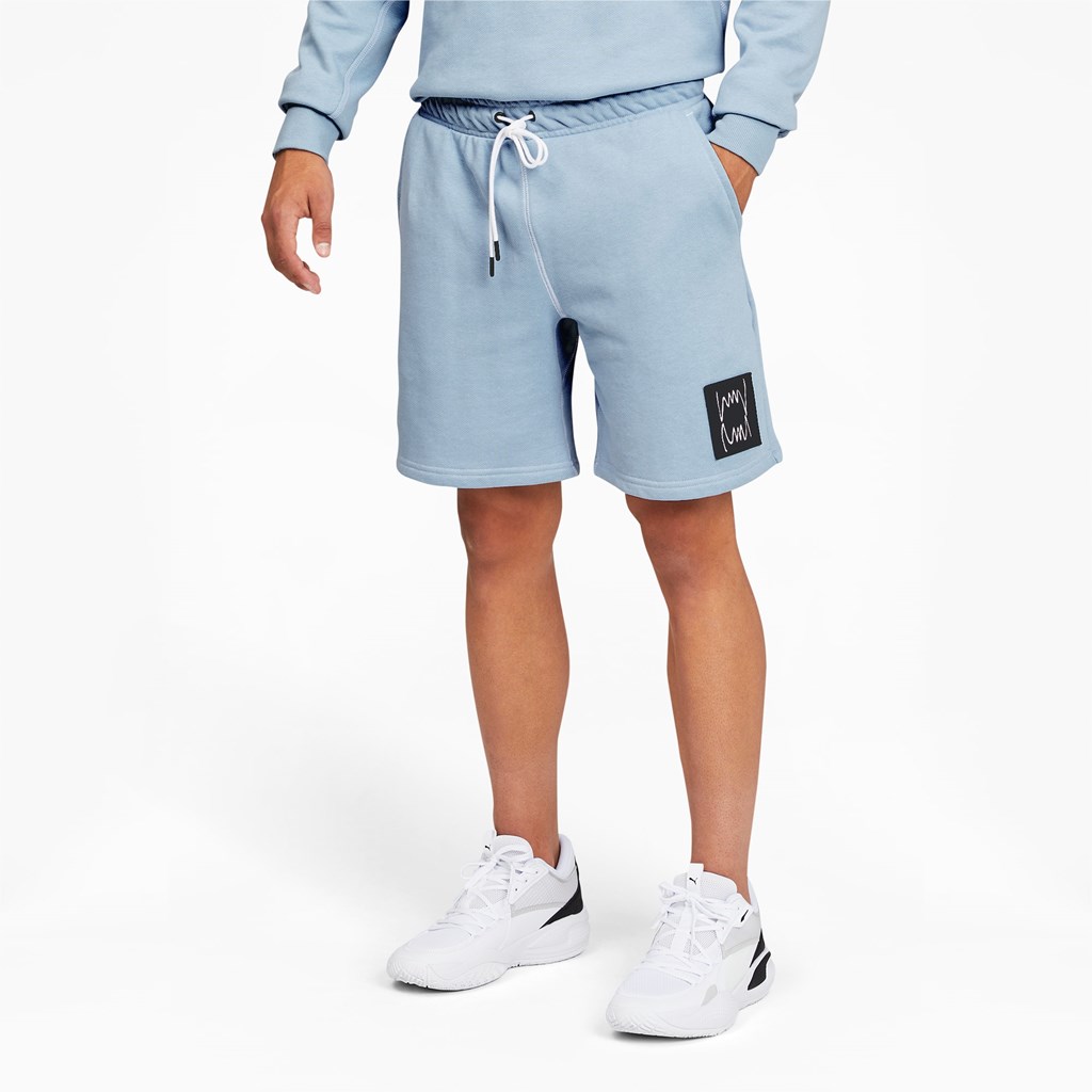 Pánské Šortky Puma Pivot Basketball Blankyt | 495QMLKNV