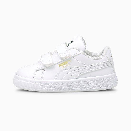 Chlapecké Tenisky Puma Basket Classic XXI Toddler Bílé Bílé | 081LKRBCX