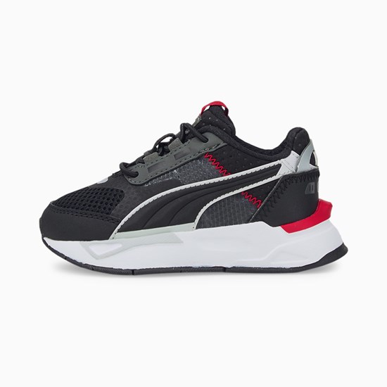 Chlapecké Tenisky Puma Mirage Sportovní Tech Toddler Černé Tmavě Červené | 120CPMAFR