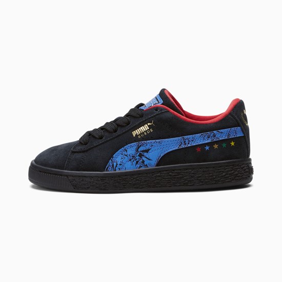 Chlapecké Tenisky Puma PUMA x DC Justice League Suede Little Černé | 123KJLENO