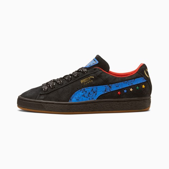 Chlapecké Tenisky Puma PUMA x DC Justice League Suede JR Černé | 209YOGPXA