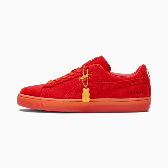 Chlapecké Tenisky Puma PUMA x HARIBO Suede JR Červené Červené | 460AFZBPJ